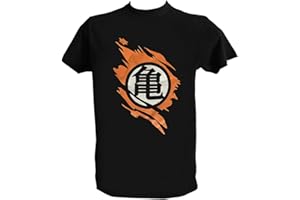 UZ Design Camiseta Son Goku Hombre Niño Kame Naranja DBZ Dibujos Animados Anime