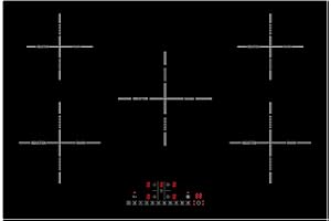 Acopino Kochfeld 77cm Induktion mit Power Booster, Glaskeramik, autark, 8600W, Einbaukochfeld KMI5 rahmenlos, mit Sensor Touch Control, 5 Kochzonen