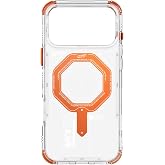 iPhone 17 Pro Max ile Uyumlu Kılıf SkinArma Mag-Şarj &Ouml;zellikli Airbag Tasarımlı Magma Kapak (Turuncu)