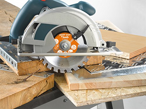 kwb Kreissägeblatt EASY-CUT (universell Holz mit Metall, 34 Zähne, 210 x 30) für u.a. Einhell Zug Kapp Gehrungssäge TC-SM 2131 Dual, Makita HS7601J - 2