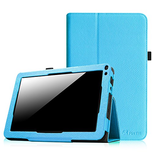 Fintie Folio Huelle Case Schutzhuelle Tasche fuer 9 Zoll Android Tablet-PC Inklusive. Tabexpress (9 Zoll) Tablet-PC, iRULU eXpro X1a (9 Zoll) Quad Core Tablet PC, XIDO 22,9 Zoll (Boxchip A23), Kapazitiver Multi Touch Android 4.0 Tablet PC A13, JYJ 9" Zoll Android 4.4 Tablet PC - Blau