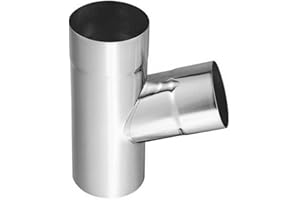 DACHRINNEN & ZUBEHÖR TITANZINK Regenrohrabzweige 72° Titanzink in allen Größen (wählbar) (80-80 mm)