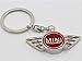 Price comparison product image Mini Cooper Stylish Chunky Chrome Red Keyring