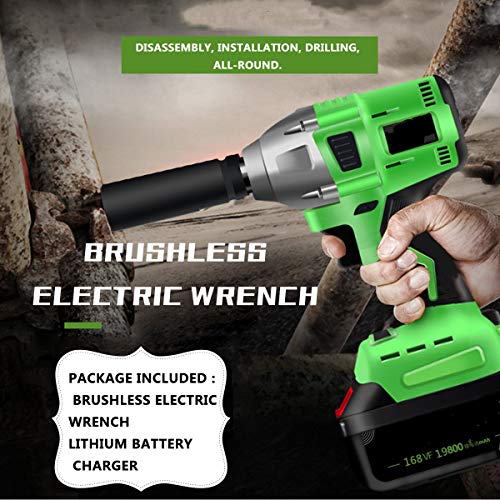 Preisvergleich Produktbild SISHUINIANHA 168VF Akku-Elektroschlüssel Schlagschrauber Handbohrmaschine Installation Schlagmoment Auto Gerüst 19800Mah Wiederaufladbar