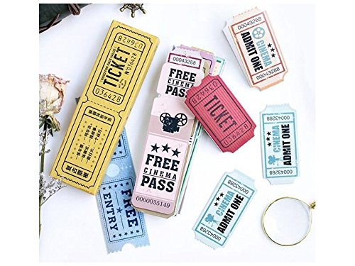 Preisvergleich Produktbild HNBGY Zart Ca. 30 Stücke Retro Ticket Lesezeichen Schule Bürobedarf Journal Lesezeichen Schreibwaren (zufällig)