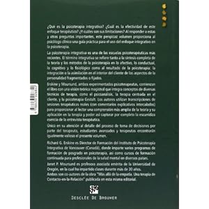 La Psicoterapia Integrativa en acción