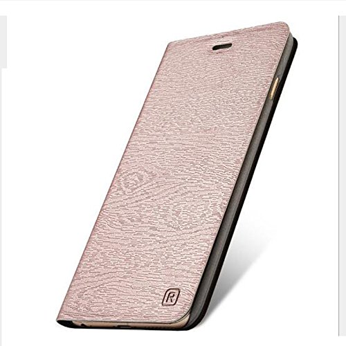 Apple Iphone 7 PU Ledertasche Flip Slim Smart case cover mit Karte Steckplatz (iphone 7 4,7", Rose Gold)