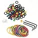 50 Needle Grommets Nipples + 50 Rubber Bands + 50 O-Rings + 3 Wrench Tattoo Kit