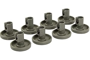 HYJ 8 Korbrollen Unterkorb Unten für AEG Zanker Zanussi Rad 152.577.02, 152.57700