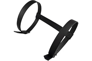 DASNTERED Correa de transporte de piel sintética, portátil, para pícnic, para exteriores, correa de transporte, ligera, duradera, para camping, camping, motociclismo, manta de cama (negra)