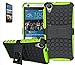 Produktbild ISENPENK HTC Desire 626(2015)/626G Hülle und Panzerglas/Schutzfolie,TPU+PC Slim Silikon Tough Rugged Dual-Layer Hardcase with Built-in Kickstand Schutzhüllen,Wasserdicht Shockproof Anti Slip Protection Stand Case Tasche für HTC Desire 626(2015)/626G 5.0Zoll-[grün]+Panzerglas