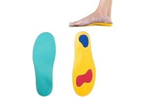 LICHUANUK solette ortopediche per bambini, memory schiuma cuscinetti per scarpe, soletta arco supporto per piedi piatti, pronazione, fascite plantare, aiuta ad alleviare il dolore al piede
