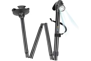 BeGrit Bastoni da Passeggio Bastoni per Anziani Regolabile Bastone per Anziani Autoportante Bastone per Camminare con Borsa da Viaggio per Uomini e Donne Adulti Ausilio per la Mobilità Tutti i Terren