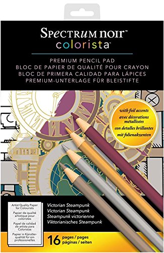 Spectrum Noir Colorista "viktorianischen Steampunk" Bleistift Pad, A4, weiß