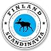 Produktbild 2 x 10cm/100mm Finnland Skandinavien Fenster kleben Aufkleber Auto Van Wohnmobil Glas #4525