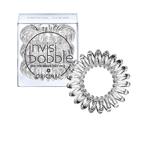 Invisibobble Original Haargummis, Crystal Clear, 1er Pack (1 x 3 Stück)