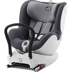 Britax Römer Dualfix, Silla de coche grupo 0+/1 Isofix, Gris (Storm Grey)