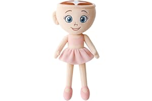 DLISHKA Peluche Tralalero Tralala, Italian Brainrot, simpatico, morbido, per bambini e adulti, squalo peluche, Tung Tung Tung Sahur, per appassionati dei giochi e collezionisti (Ballerina Cappuccina)