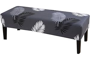 ZZDZW Bezug Für Sitzbank Esszimmer，Schonbezug Holzbank Bezug Sitzbank Bank Stretch Bezug Sitzbank Gepolstert Polsterbank Husse Hocker Schuhbank Bezüge Stuhlhusse für Eingangsbereich