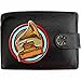 Produktbild gwegifts Alte Gramophone, Herren Leder Nappa Geldbörse Portemonnaie Geldbeutel, aus weichem Leder, Musik Gedruckt Bildserie Lied Image Wallet. Geschenk präsentieren Old Gramophone