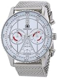 Constantin Durmont Herren-Armbanduhr XL Lancer Chronograph Quarz Edelstahl CD-LANC-QZ-STM2-STST-WH