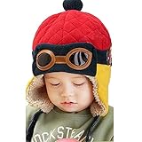 Precioso sombrero de diseño de pompón de piel, hace que su bebé sea más lindo y más hermoso, es una buena opción para actividades al aire libre / regalo de cumpleaños / regalo de Navidad.