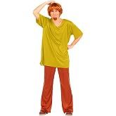 Funidelia Official Shaggy Costume &ndash; Scooby Doo for Men, Includes Shirt, Trousers, Wig and Knob &ndash; Adult Suit for Parties, Carn
