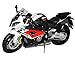 Produktbild BMW S1000RR Weiss Rot Ab 2009 1/10 Schuco Modell Motorrad