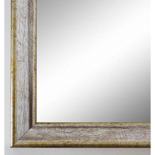 Spiegel Wandspiegel Badspiegel - Kiel 2,3 - Silber - 200 Größen zur Auswahl - handgefertigt - 40 x 60 - FM - Antik, Vintage