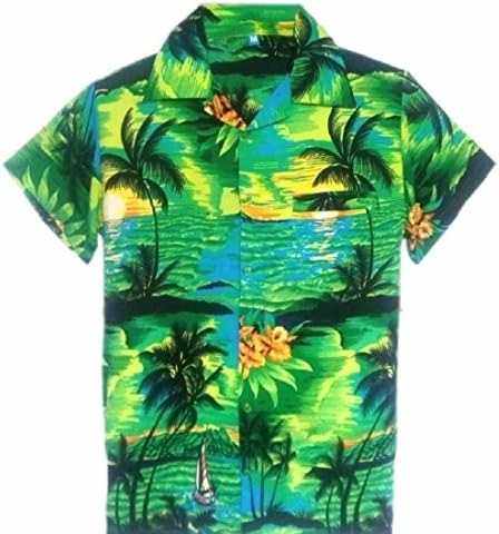 SAITARK Mens Hawaiian Shirt Stag Beach Hawaii Aloha Party Summer Holiday Fancy BP (S, G BP)
