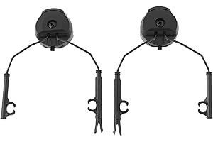 OTOTEC 1 paire d'adaptateurs tactiques pour rail de casque - Compatible avec prise en charge du casque Peltor Comtac - Pour connexion aux casques des séries Fast/ACH/MI