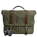 Produktbild Neuleben Vintage Kameratasche Wasserdicht Canvas Leder Fototasche für DSLR Objektiv Schultertasche Umhängetasche mit Laptopfach (Grün)