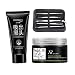 Segolike SET 3PCS Bamboo Charcoal Peel Off Blackhead Remover Mask with Extractor Tool Kit - Deep Cleansing Purifying Acne Face Nose T Zone Comedone Removal Black Mud & Stainless Steel Tools RS.680.00