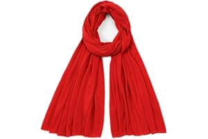 Van Der Rich ® - Bufanda Liso Suave Estola 68cm*170cm - Mujer