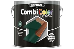 RUST-OLEUM 7337.2.5 Combicolor Original, Superior Metal Protection, Direct To Rust, Moss green-RAL 6005