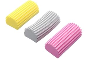 JHIALG Esponja de limpieza húmeda, herramienta de limpieza reutilizable para el hogar, esponja mágica para limpiar persianas, vidrio, zócalos