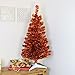 Produktbild Künstlicher Innen Lametta Weihnachtsbaum "Kupfer matt", 90cm, von Festive Lights