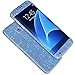 Produktbild Tonsee Luxus Bling Glitter zurück Film Tasche Schutzhülle Case für Samsung Galaxy S7 edge (blau)