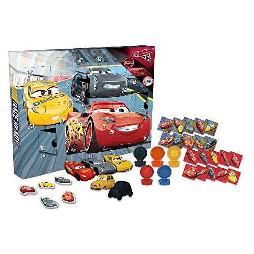 Preisvergleich Produktbild Disney Cars 3 Gum Puzzel Advent Kalender