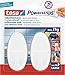 Produktbild Tesa Powerstrips- Haken, Weiss Oval, Set: 2 Haken, 4 Strips