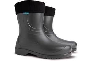 Agritrade AK Ladies Thermal Rain Boots Womens Lightweight EVA Durable Wellies Wellingtons LAURA -30C Non-slip Sole Removable Insulated Input