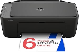 HP DeskJet 2920, Impresora Multifunción de inyección de Tinta a Color, inalámbrica, con Panel de Control LCD, Wi‑Fi de Doble Banda, App Smart, 6 Meses de Instant Ink incluidos, Negro
