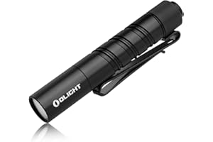 OLIGHT I3T 2 EOS Mini Lampe de Poche EDC à LED 300 Lumens Portée 80m Étanche IPX12 Pile AAA avec Interrupteur arrière pour Le Camping, La Chasse, L'outdoor et Les Urgences