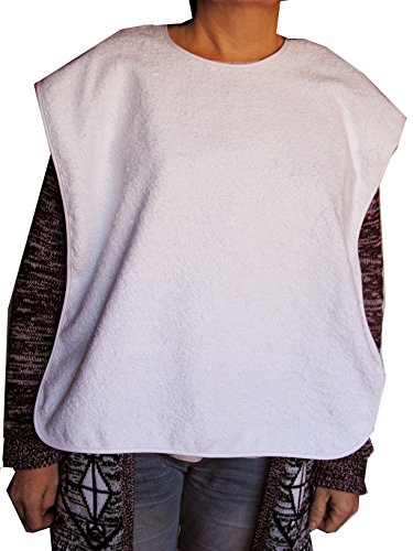 comprare on line 3 bavaglini per adulti, grandi 50 x 60cm.di spugna, senza plastica. di Ti-Tín prezzo