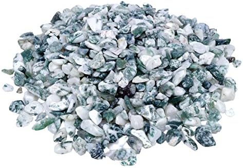 Tree Agate Mini Tumbled Gemstone 300 Gram Chips 5 mm Diameter