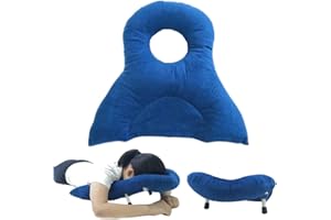 QMZDXH Höhenverstellbar Gesicht Nach Unten Kissen Für Patienten Mit Netzhautablösung Während Der Erholung Für Den Schlaf Augenpflege Gesichtskissen Abnehmbarer Bezug