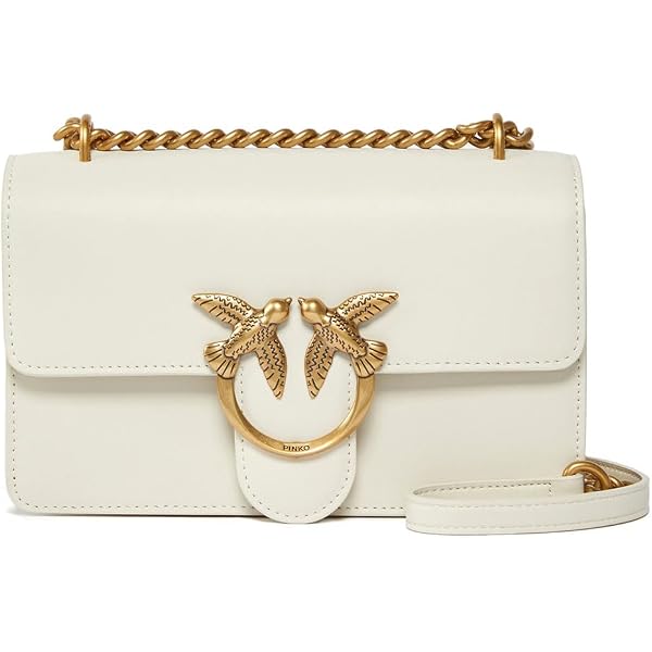 Borsa Donna Pinko Love One Mini Light In Simil Pelle Celeste Chiaro P36839 2
