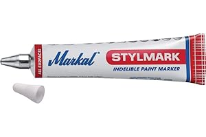 Markal 96653 Stylmark - Rotulador de punta de bola (3 mm, acero, 1 unidad)