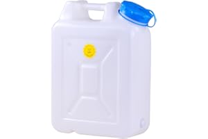 Hünersdorff GmbH Bidón de cuello ancho 22 L, PEAD natural, con protección UV