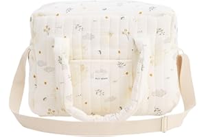 Petit Béguin - Sac à langer en gaze de coton et tapis de change Câlins